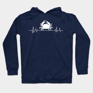 Crabs heartbeat lover,Crab sea food Hoodie